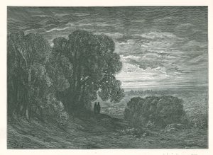 Highgate, Londýn od Gustave Dore