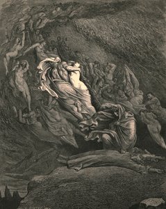 Ze soucitu jsem omdlel, zdálo se, že jsem nebyl daleko od smrti, c1890. od Gustave Dore