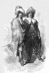 Ilustrace Gustava Doreho ke knize Kapitán Fracasse od Theophila Gautiera od Gustave Dore