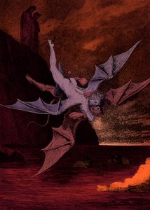 Ilustrace pro božskou komedii - Hell (La Divina Commedia, L