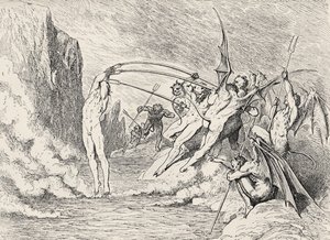 Ilustrace k Božské komedii - Peklo (La Divina Commedia, L