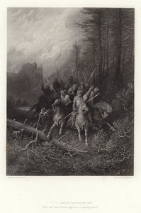Ilustrace k Vivien, Alfred Tennyson od Gustave Dore
