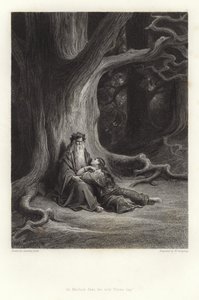 Ilustrace pro Vivien od Alfreda Tennysona od Gustave Dore