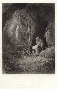 Ilustrace pro Vivien od Alfreda Tennysona od Gustave Dore