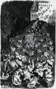 Ilustrace ke sbírce humorných příběhů (Contes drolatiques), Honore de Balzac (1799-1850) od Gustave Dore
