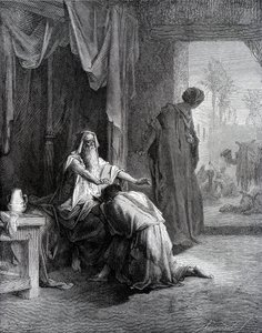 Izák žehná Jákobovi od Gustave Dore