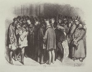 Zákulisí burzy od Gustave Dore