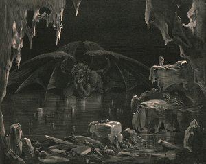 Hle! zvolal, lo Dis!, c1890. od Gustave Dore