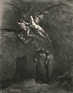 Označ všechny strašné Erynnis, c1890. od Gustave Dore