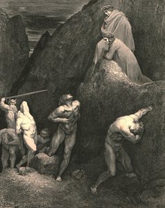 Nyní označte, jak jsem se roztrhl! hle! Jak je Mahomet rozbitý!, c1890. od Gustave Dore