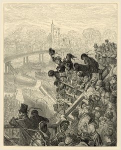 Oxford a Cambridge Boat Race, Putney od Gustave Dore