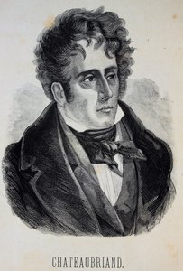 Portrét François-René, vikomta z Chateaubriand 1768-1848, 1880. od Gustave Dore