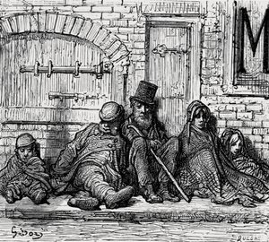 "Bez střechy!", 1872. od Gustave Dore