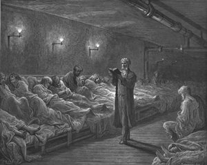 „Čtenář Písma v nočním útočišti“, 1872. od Gustave Dore