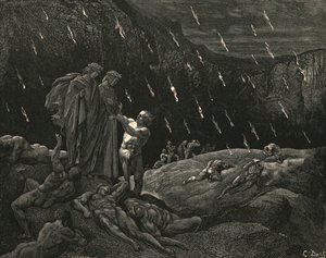 Vážený pane! Bruneto! A jsi tady, c1890. od Gustave Dore