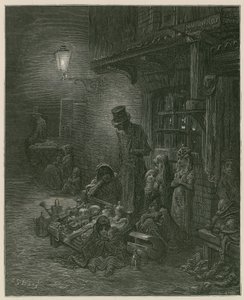 Slumy V Londýně od Gustave Dore