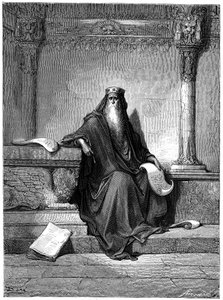 Šalamoun - Ilustrace Gustava Doreho (1832-1883) k Bibli (1866) - od Gustave Dore