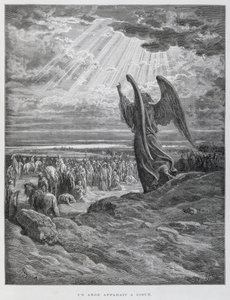 Anděl, který se zjevil Jozuovi od Gustave Dore