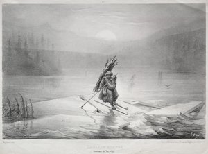 Breaking Ice, Suvenýr Norska. od Gustave Dore
