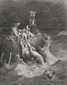 Potopa, ilustrace z Doreovy 