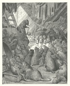 La Fontainovy bajky: (rytina) od Gustave Dore