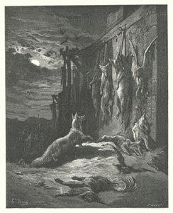 La Fontainovy bajky: (rytina) od Gustave Dore