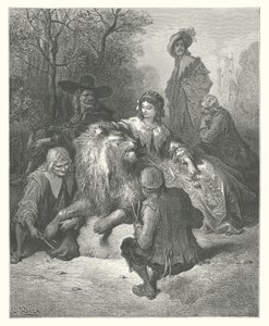 La Fontainovy bajky: (rytina) od Gustave Dore