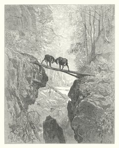 La Fontainovy bajky: (rytina) od Gustave Dore