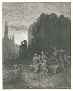 La Fontainovy bajky: (rytina) od Gustave Dore
