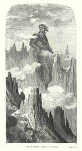 Otec všech obrů (rytina) od Gustave Dore