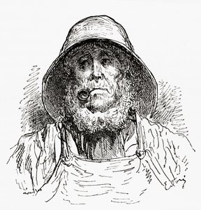 Námořník z Marseille podle kresby Gustava Doreho. Z knihy Život a vzpomínky Gustava Doreho, vydané v roce 1885. od Gustave Dore