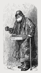 "Prodavač zápalek", 1872. od Gustave Dore