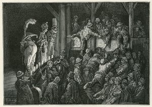 Penny Gaff ve Whitechapelu od Gustave Dore
