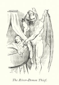 Zloděj říčních démonů (rytina) od Gustave Dore