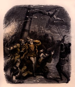 Bouře - Shakespeare od Gustave Dore