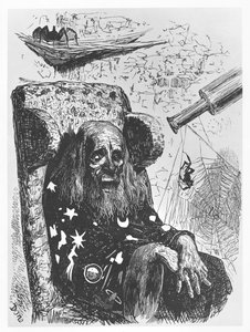 Astrolog Herr Trippa, ilustrace z 