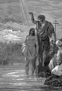 Křest Kristův, 1. století, 1865-1866 od Gustave Dore
