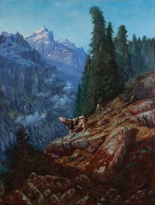 Ztracená kráva 1852 (olej na plátně) od Gustave Dore