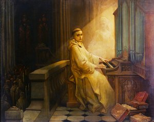 Mnichův sen od Gustave Dore