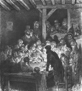 „Hazardní hry zlodějů“, 1872. od Gustave Dore