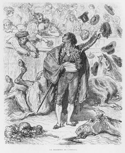 Triumf matadora, vyryl Boetzel od Gustave Dore