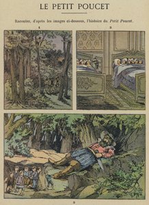 Le Petit Poucet (barva litho) od Gustave Fraipont