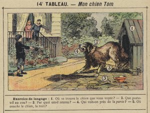 Můj pes Tom (barva litho) od Gustave Fraipont