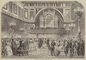 Státní ples Jejího Veličenstva v Buckinghamském paláci od Gustave Janet