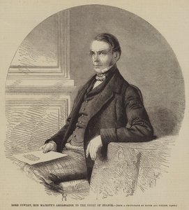 Lord Cowley, velvyslanec Jejího Veličenstva u francouzského dvora od Gustave Janet