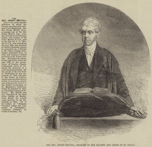 Reverend Henry Melvill, kaplan Jejího Veličenstva a kanovník St Pauls od Gustave Janet