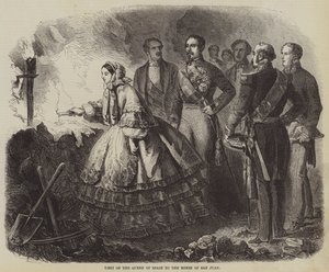 Návštěva španělské královny v dolech San Juan od Gustave Janet