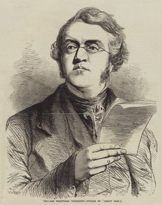 William Makepeace Thackeray, autor knihy Vanity Fair od Gustave Janet