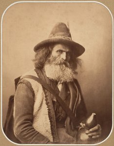 [Italský pouliční hudebník], ca. 1856. od Gustave Le Gray