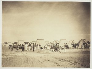 Dělostřelecký tábor, Camp de Chalons od Gustave Le Gray